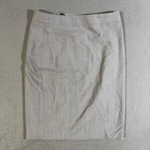 Banana Republic‎ Womens Skirt Size 4 Gray Lightweight Wool Career Business